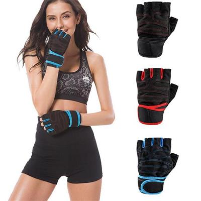 China Half Finger Women Men Fitness Exercise Gym Workout Gloves Weightlifting Sports for sale