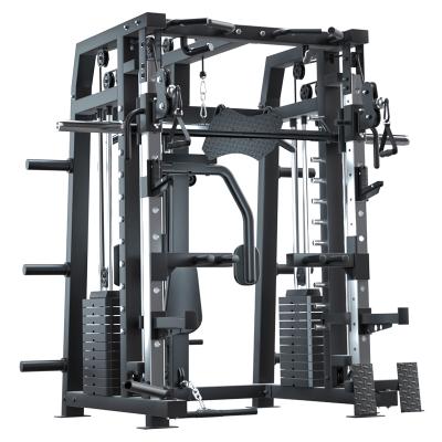 China Adjustable multi functional homegym smith accessories use crossover stand power cable squat machine for sale