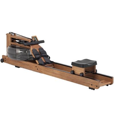 China Universal Classic Rowing Machine Cheap Price Resistance Gym Fitness Wooden Factory Supplied Equipment Wooden Water Liquid Rowing Machine for sale