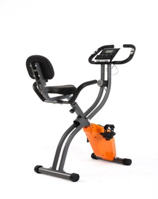 China Universal Professional Wholesale Steel Pedal Magnetic Resistance Indoor Cycling Stationary Folding Exercise Bike for sale