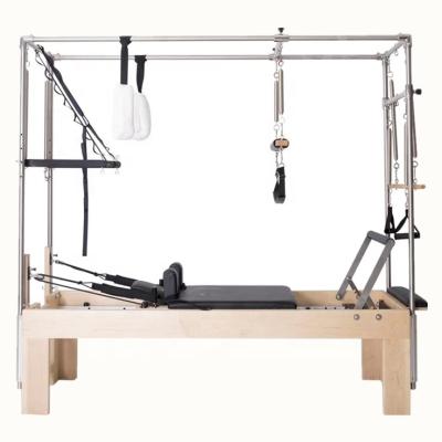 China Eco-friendly refofrmer bed eco-friendly pilates reformer wood yoga training equipment multifunctional pilates bed for sale