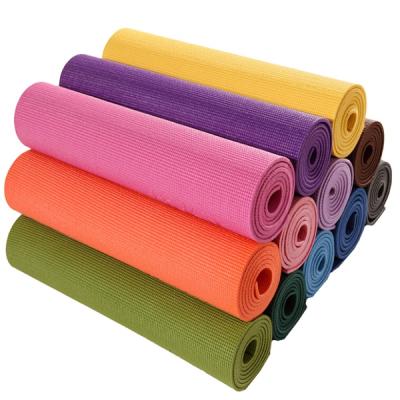 China yoga & custom printed yoga mat eco friendly pvc logo sports pvc yoga mat wholesale 6mm for sale