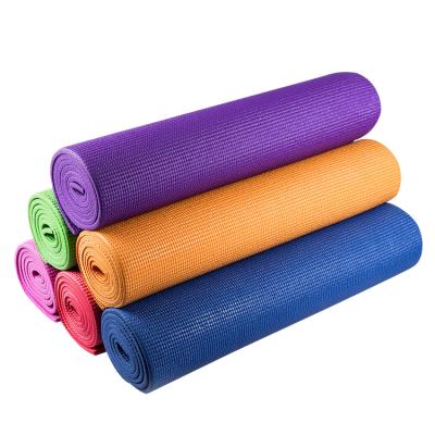 China yoga & custom high density printed warehouse pvc yoga mat 4mm sports pvc yoga mat eco good price for sale