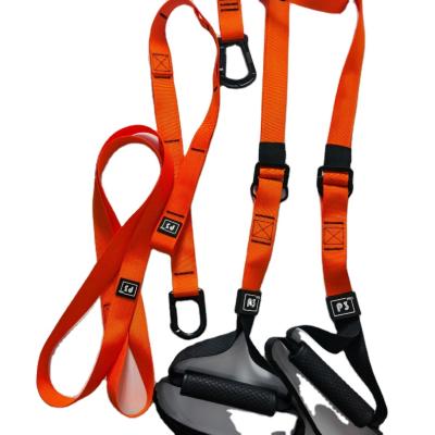 China Custom Logo Heavy Duty Bodyweight Resistance Suspension Trainer Straps Kit Workout Gym Suspension Trainers With Resistance Bands for sale