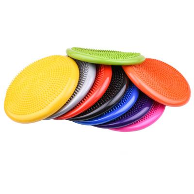 China Wholesale PVC Shimmy Disc Balance Inflatable Life Yoga Balance Cushion Air Balance Cushion for sale