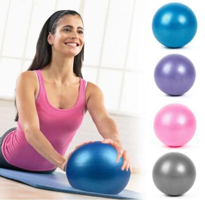 China Custom Extra Thick Anti-shatter Yoga Ball Gym Soft Workout Fitness Therapy Logo Gym PVC Sports Massage Sports Yoga Balls for sale