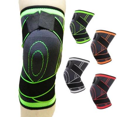 China Shock Absorption Braces Knee Support Breathable Knitted Wholesale Knee Pads Guard Power Knee Joint Support for sale