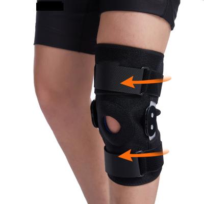 China High Quality Shock Absorption Adjustable Open Patella Silicone Neoprene Elastic Knee Brace Support for sale