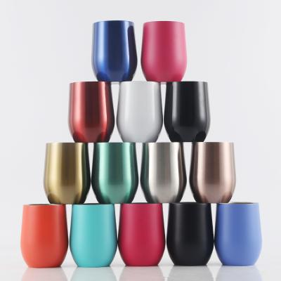 China Viable Multi-Color Professional Portable Large Capacity Stainless Steel Thermos Cup Eggshell Mugs for sale