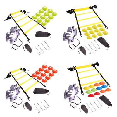 China Foldable Plastic Portable Outdoor Sport Game Speed ​​Cube Ladder Speed ​​Ladder Agility Ladder detacable for sale