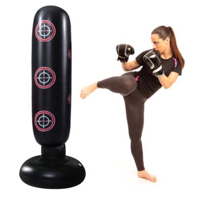 China Wholesale Durable 160cm PVC Strong Fitness Inflatable Punching Bag For Kids And Women for sale