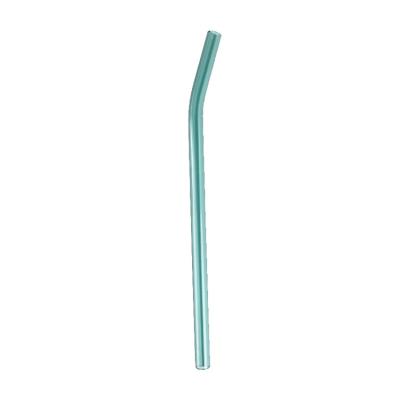 China Staight Long Stocked Colorful Frozen Milkshakes Drinking Glass Straws for sale