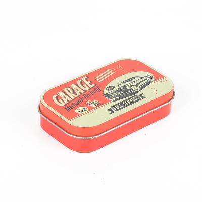 China Business& Hot Sales Shopping Container Design Rectangular Print Small Tin Box For Pills for sale