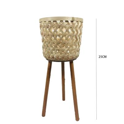 China Plastic Baskets Wholesale Water Hyacinth Laundry Tripod Sustainable Woven Wicker Basket Wicker Basket for sale