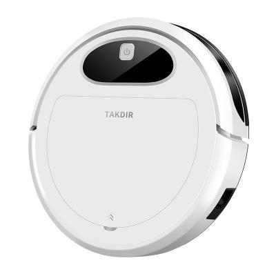 China Ultra Thin Home Robot Vacuum Cleaner Gyro Navigation Smart Mapping With Water Tank for sale