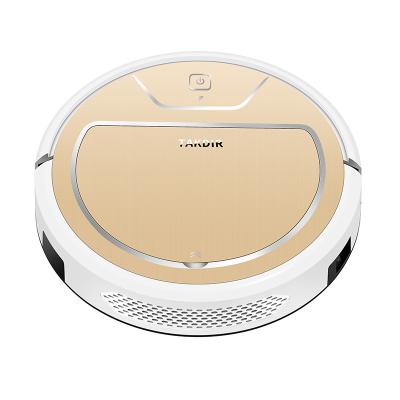 China Christmas Gift Wet And Dry Robot Vacuum Cleaner 28W Strong Suction Voice Guidance for sale