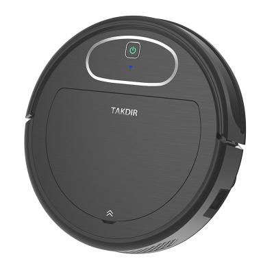 China Auto Robot Vacuum Cleaner With Gyroscope Navigation Real Time Map APP Control for sale