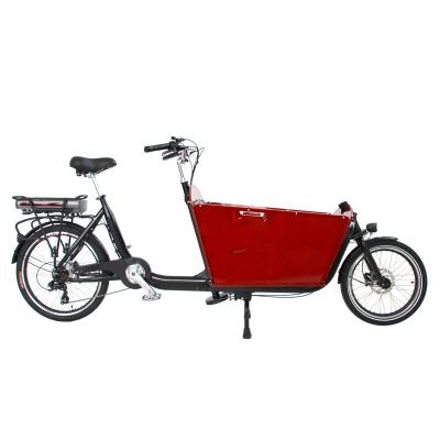 China Passenger Long John Bicycle Front Loading Electric 2 Wheel Cargo Bike From The Netherlands With Box For Kids And Cargo Delivery for sale