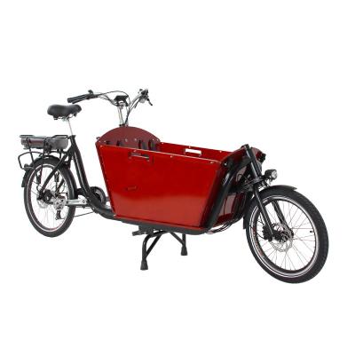 China Passenger 2 Wheel E Bikes Rear Motor Drive Electric Cargo Bike Adult Electric Bicycle For Kids With Rain Cover for sale