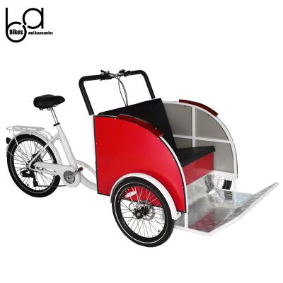 China Front Loading New Design Adult Electric Bicycle Rickshaw Supplier Tricycle For Passenger Customization Colors for sale