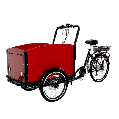 China 250watt Electric Passenger Tricycles Family Use Cargo Bike Bafang Motor Three Wheel Cargo Bike for sale