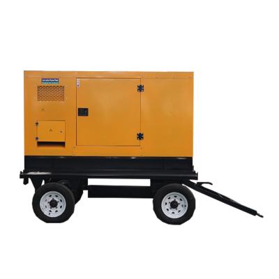 China small powerful diesel generator 50kw generator silent type trailer generator price ZH4105ZD for sale