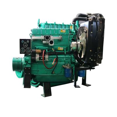 China Water-cooled 40hp 30.1kw K4100P diesel engine with pulley and belt for machinery for sale