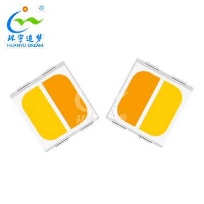 China 3030 Dual Color SMD LED Chip 2600k 7000K 50-60LM 1W Custom Availabe for sale