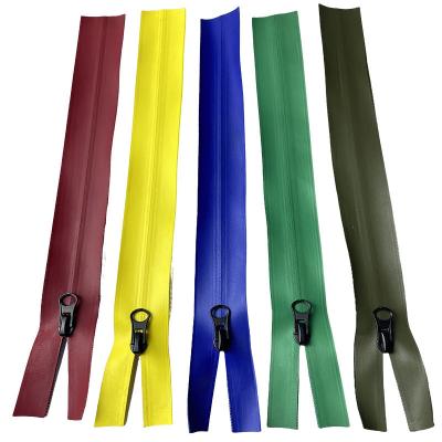 China High-quality new product Durable thermal zipper Roll Pvc Airtight Nylon Coil Plastic Waterproof Zipper Te koop