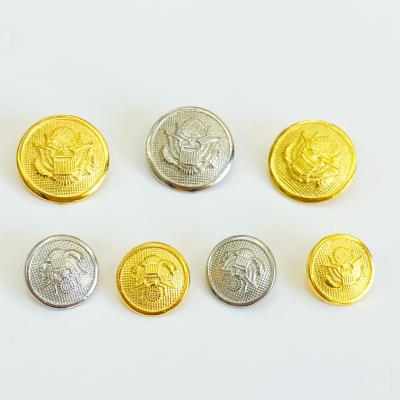 China Embroidered Custom Metal Brass Round Buttons With Plating Finish Snap Button for sale