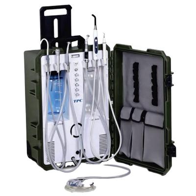 China Metal CE Approved TPC PC2930 Unit Trolley Portable Dental Trolley With Built-in Scaler And Treatment Light for sale