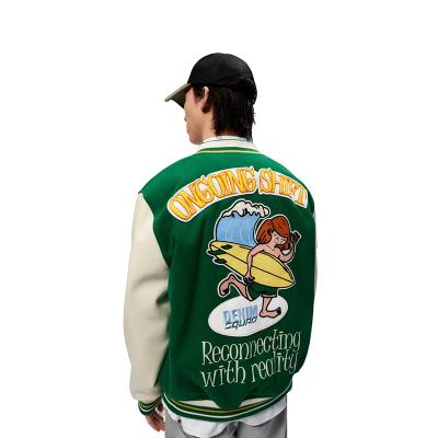 China Leisure Professional Supply Baseball High Quality Printed Uniform Bomber Jackets for sale