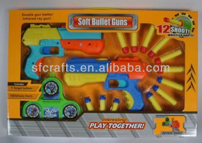 China Plastic soft bullet guns, soft dart gun toys, EVA soft bullet toy gun, shotting gun toys for sale