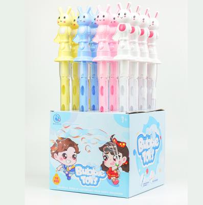 China New Summer Bubble Toy Cute Animal Magic Bubble Wand Wholesale Hot Mini Plastic Bubble Magic Wand As Gift for sale