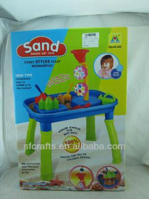 China Plastic toys set, sand beach table game sand beach set for kids for sale