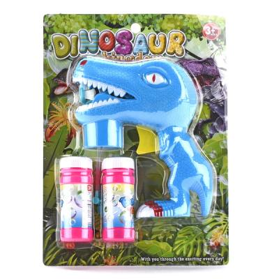 China Hot Sale Plastic Dinosaur Plastic Bubble Gun For Kid for sale