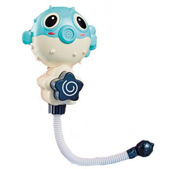 China Bath Toy Cute and Interesting Creative Bath Shower Head Baby Squeezer Fish Equips Water Pump Sprinklers Bath Toys Bathtime Game Toys for Infan for sale