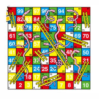 China Plastic Sankes and Ladders Games, Snakes and Ladders Game Set, Hot Selling Children's Chess Toys, for sale