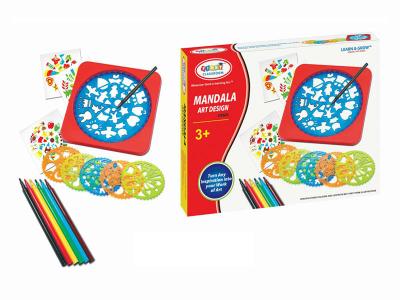 China 2013 Newest Educational Plastic Toy-Mandala Art Design Depict Drawing Board For Kids for sale