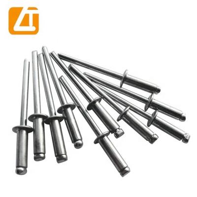 China Promotion in aluminum! Open Arched Milled Aluminum Blind Rivet Head Pop Rivet Price for sale