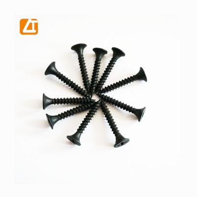 China Black Phosphated Truss Bugle Head Screw Drywall Head Screw Point Drywall Drilling Screw for sale