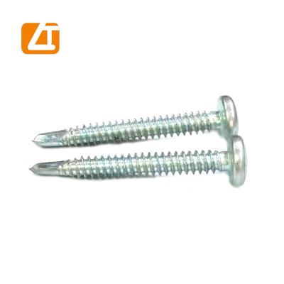 China Pan Galvanized Pan Head Screws for Steel to Wood Track for sale