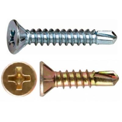 China Galvanized Price Head Self Promotion Countersunk Drilling Tapping Screws CSK for sale