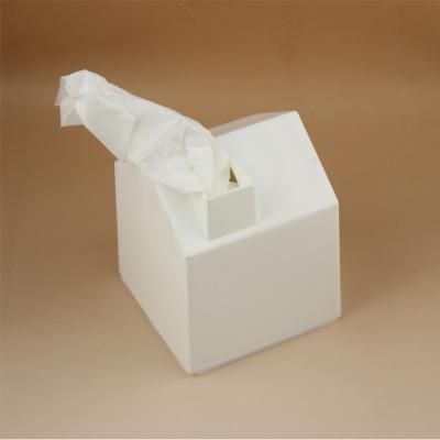 China Modern House Shape House Hotel Restaurant Office Plastic Tissue Box Case for sale