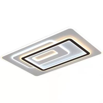 China Square Modern Minimalist Hot Sale Surface Large Acrylic Ultra Thin Ceiling Lamp for sale