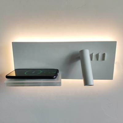 China New Minimalist LED Reading Light Hotel Decoration Lamp Wireless Filling Home Sconces With CE for sale