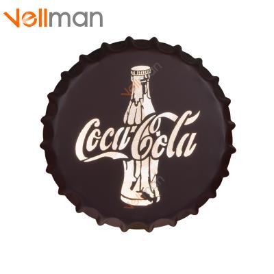 China Industrial Vintage Beer Cover LOGO Customized Cafe Available Beer Drinking Bar Shop Wall Lighting Lamp for sale