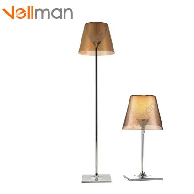 China Modern wholesale decorative hotel glass floor lamps for living room for sale