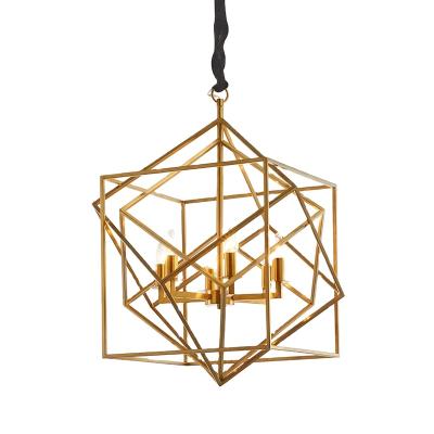 China Modern Decorative Nordic Modern Copper Hanging Pendant Lamp Industrial Pendant Lighting For Dining Room for sale