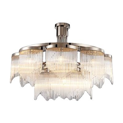 China Nordic Indoor Decorative Industrial Metal Shade Designer Lamp Fixture Chandelier Hanging Pendant Light for sale